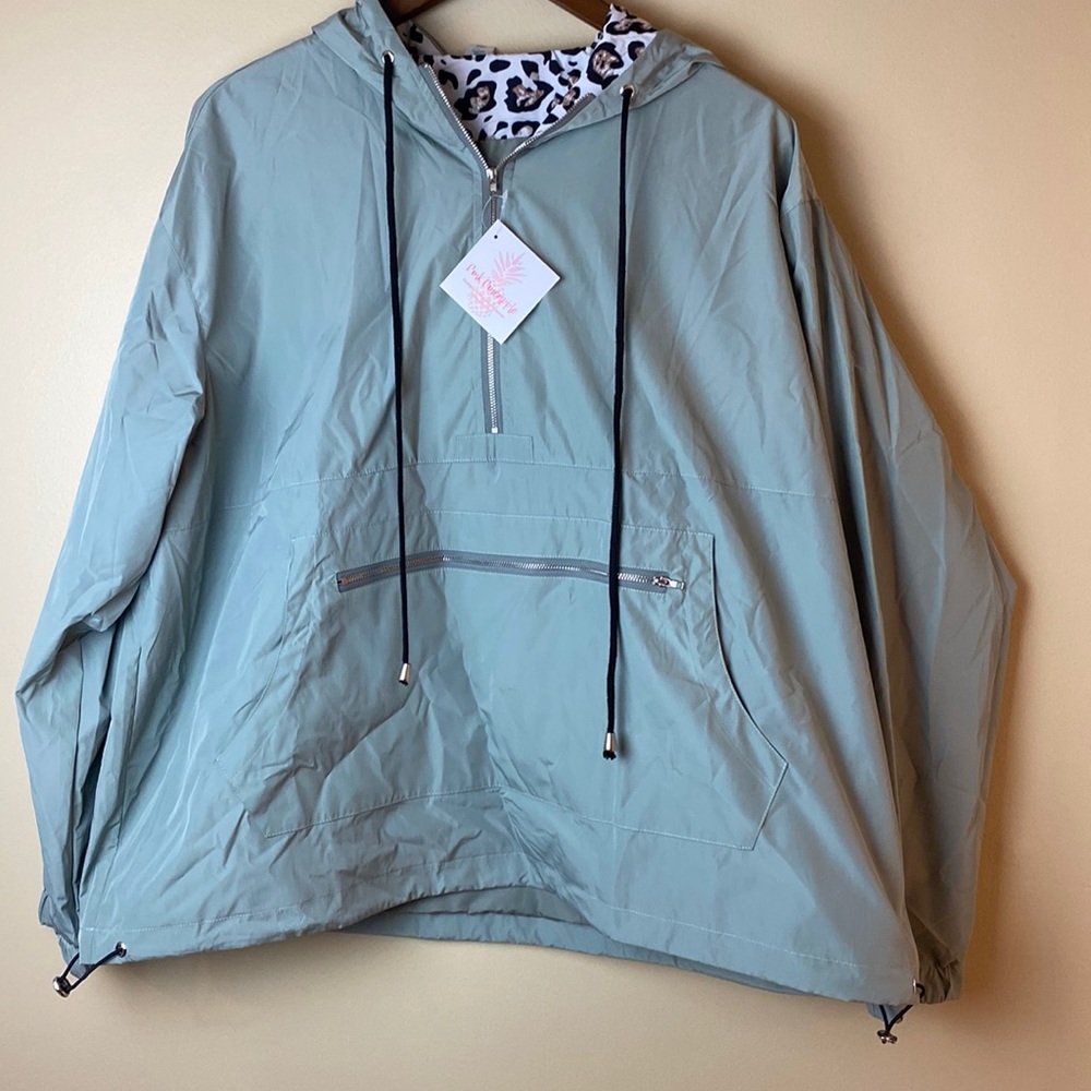 2xl pull over rain jacket